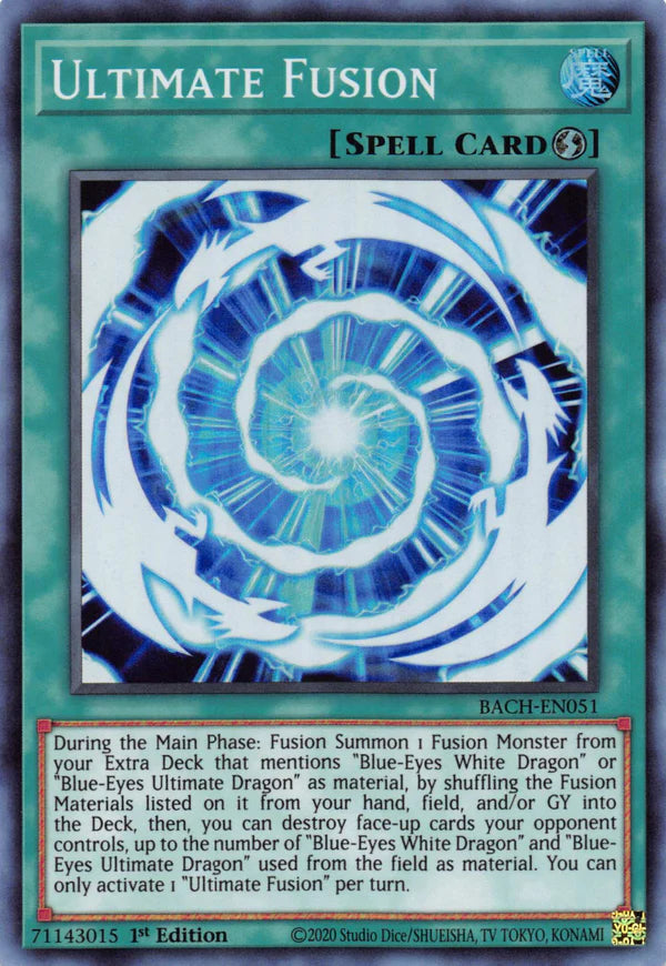Ultimate Fusion - Super Rare - BACH-EN051 - Yu-Gi-Oh!