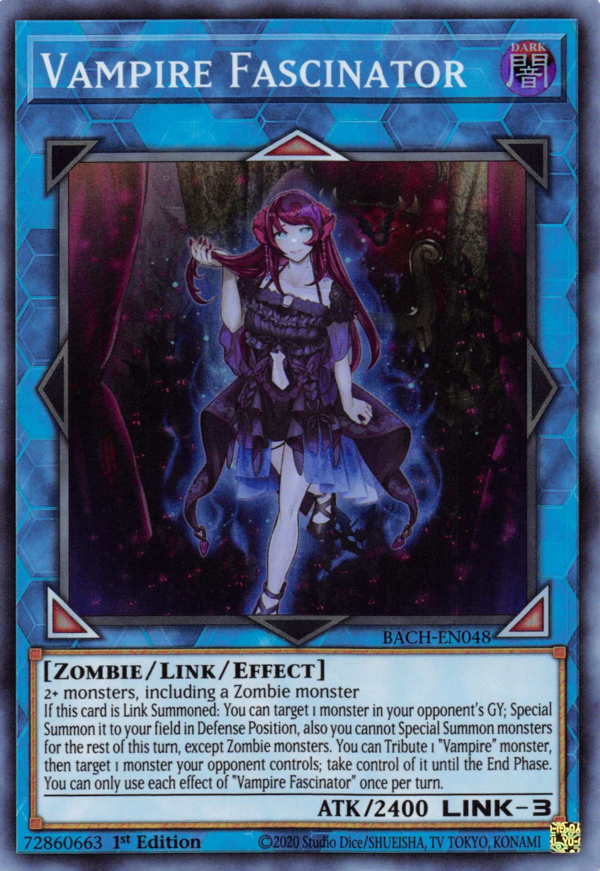 Vampire Fascinator - Super Rare - BACH-EN048 - Yu-Gi-Oh!