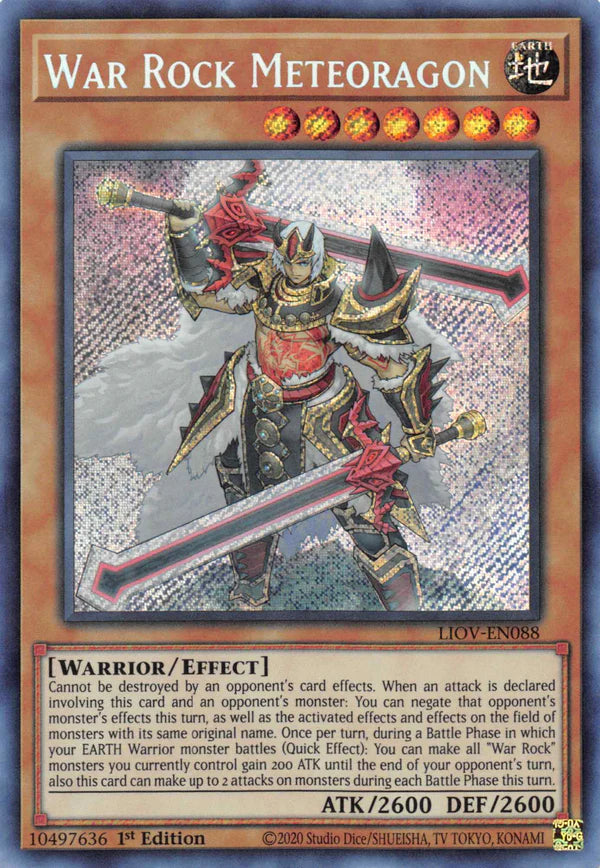 War Rock Meteoragon - Secret Rare - LIOV-EN088 - Yu-Gi-Oh!