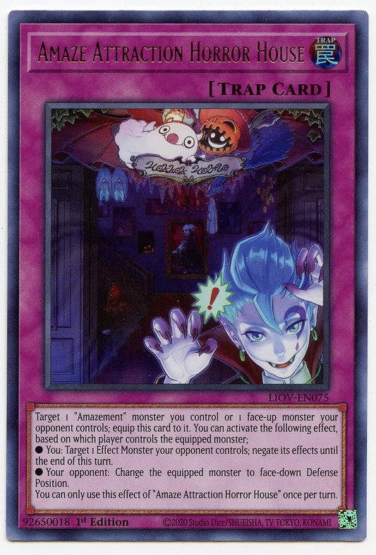 Amaze Attraction Horror House - Ultra Rare - LIOV-EN075 - Yu-Gi-Oh!