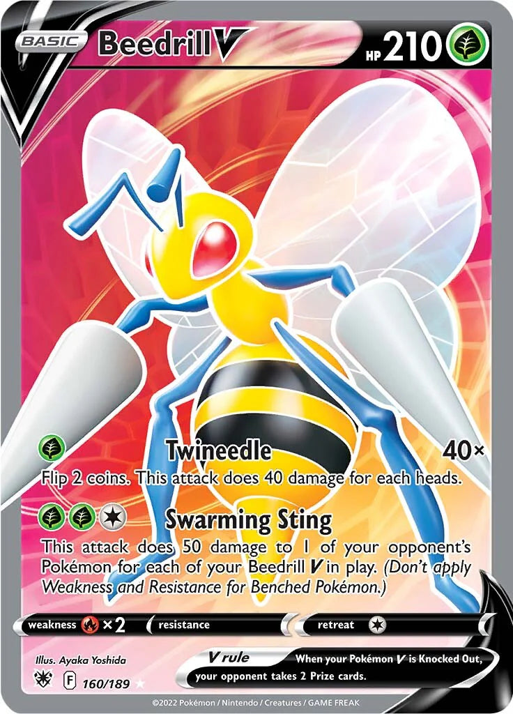 Beedrill V - Ultra Rare - 160/189 - Sword & Shield: Astral Radiance
