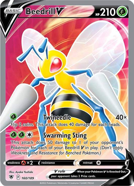 Beedrill V - Ultra Rare - 160/189 - Sword & Shield: Astral Radiance