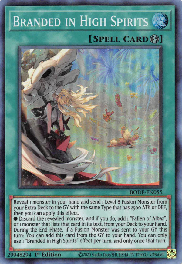 Branded in High Spirits - Super Rare - BODE-EN055 - Yu-Gi-Oh!