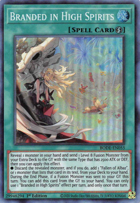 Branded in High Spirits - Super Rare - BODE-EN055 - Yu-Gi-Oh!