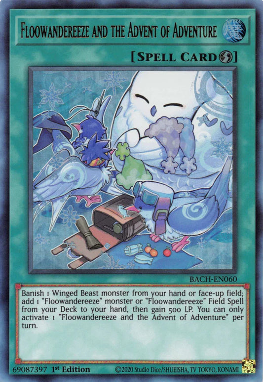 Floowandereeze and the Advent of Adventure - Ultra Rare - BACH-EN060 - Yu-Gi-Oh!