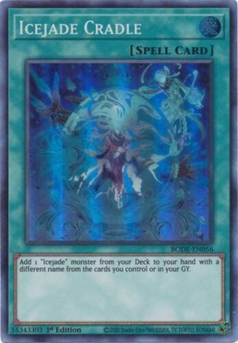 Icejade Cradle - Super Rare - BODE-EN056 - Yu-Gi-Oh!