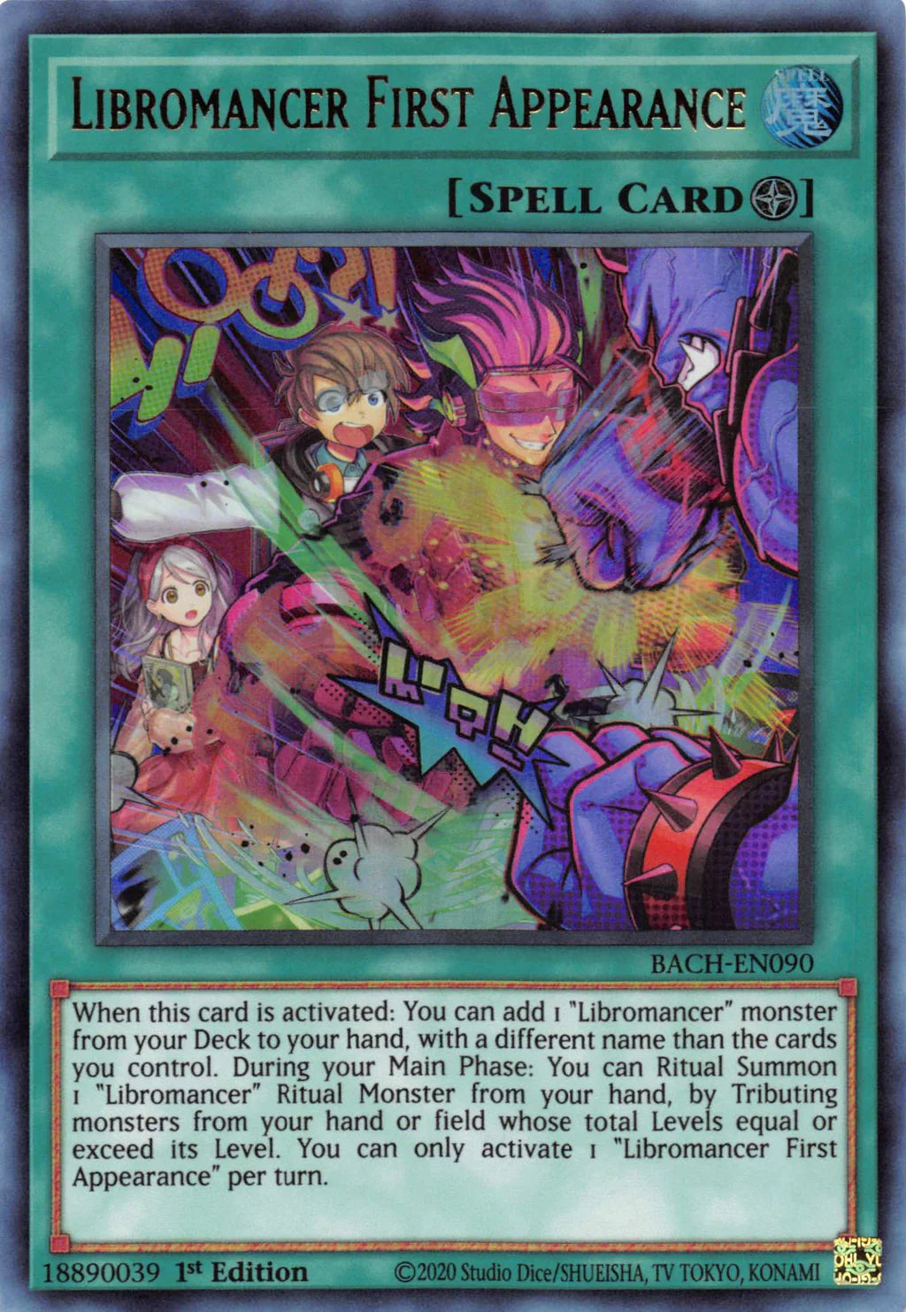 Libromancer First Appearance - Ultra Rare - BACH-EN090 - Yu-Gi-Oh!