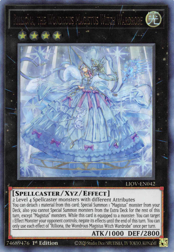 Rilliona, the Wondrous Magistus Witch Wardrobe - Ultra Rare - LIOV-EN042 - Yu-Gi-Oh!