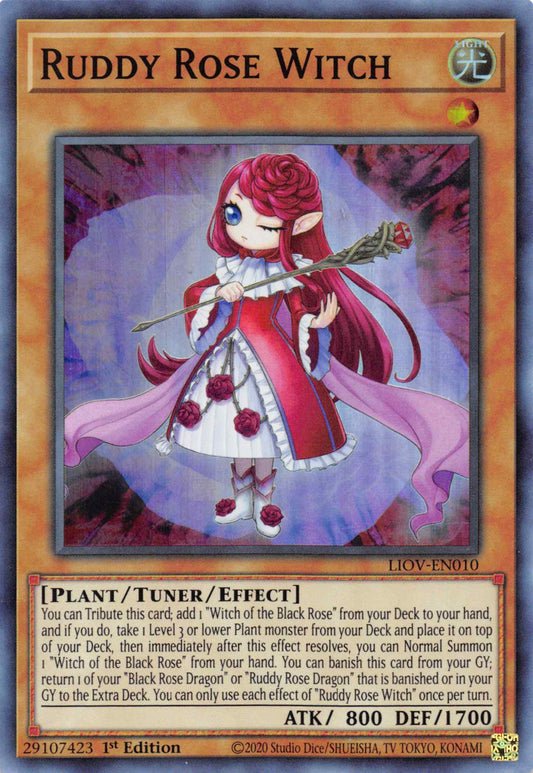 Ruddy Rose Witch - Super Rare - LIOV-EN010 - Yu-Gi-Oh!