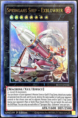 Springans Ship - Exblowrer - Ultra Rare - BLVO-EN046 - Yu-Gi-Oh!