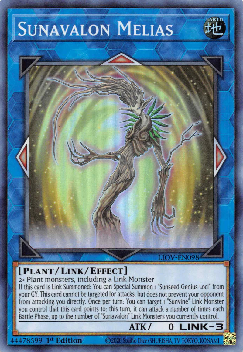 Sunavalon Melias - Super Rare - LIOV-EN098 - Yu-Gi-Oh!