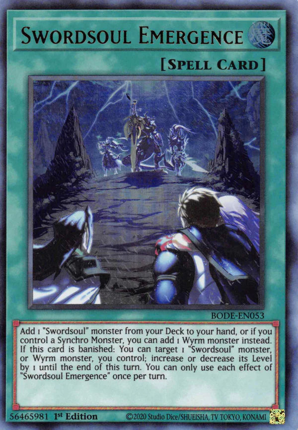 Swordsoul Emergence - Ultra Rare - BODE-EN053 - Yu-Gi-Oh!