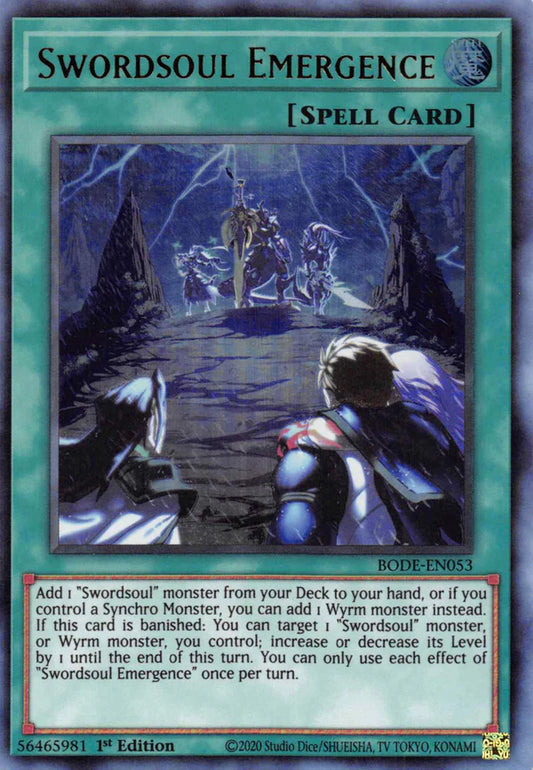 Swordsoul Emergence - Ultra Rare - BODE-EN053 - Yu-Gi-Oh!