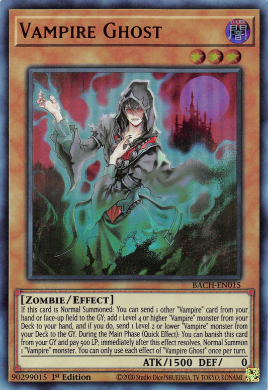 Vampire Ghost - Ultra Rare - BACH-EN015 - Yu-Gi-Oh!