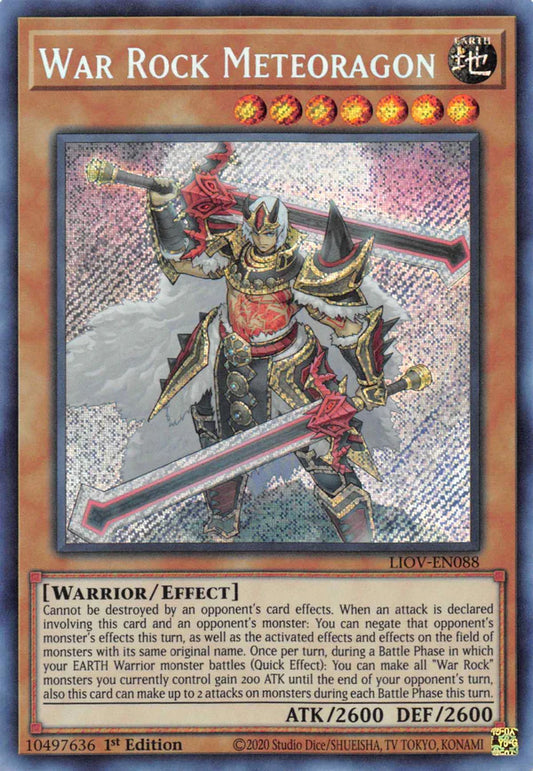 War Rock Meteoragon - Secret Rare - LIOV-EN088 - Yu-Gi-Oh!