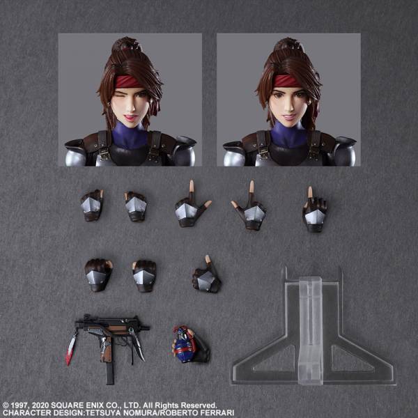 Play Arts Kai: Final Fantasy VII Remake - Jessie & Motorcycle Set (Square Enix)