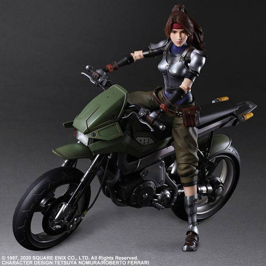 Play Arts Kai: Final Fantasy VII Remake - Jessie & Motorcycle Set (Square Enix)